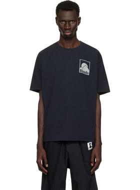 Rhude 男士 T恤 黑色 Moonlight Badge T 恤