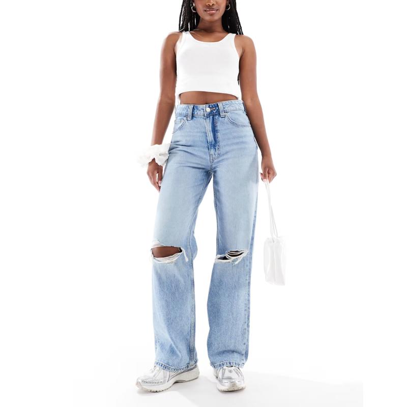 ASOS DESIGN 女士 牛仔长裤