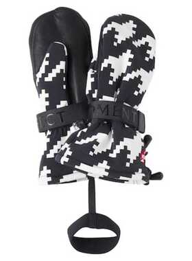 Perfect Moment 女童 手套 犬牙织纹滑雪童装
