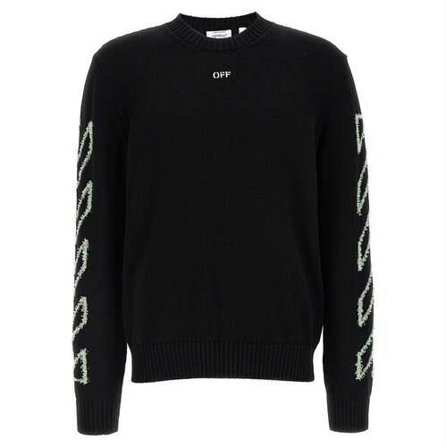 Off-White 男士 SS26 毛衣 'Diag Outline'