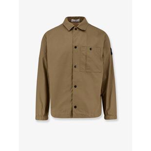 Stone Island 石头岛 男士 SS26 夹克 Stone Island 标志贴片按扣