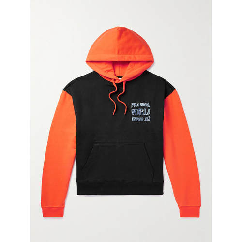 Sky High Farm Workwear 男士 FW23 卫衣 印花有机棉针织连帽衫