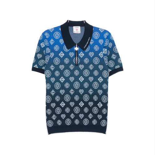 Casablanca 男士 SS26 POLO衫 MONOGRAM-JACQUARD