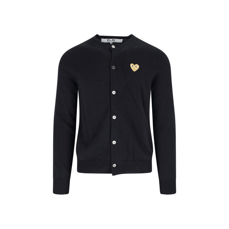 Comme Des Garcons Play 中性（成人） FW25 毛衣 黑色毛线衫