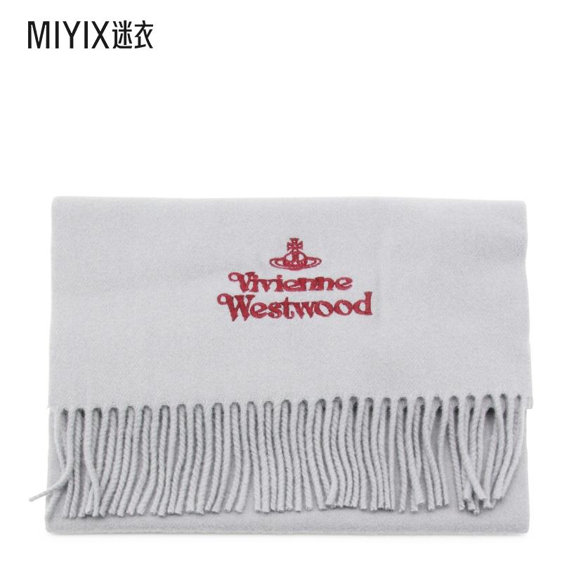 [秋冬新品]Vivienne Westwood西太后 女款羊毛流苏围巾 迷衣时尚
