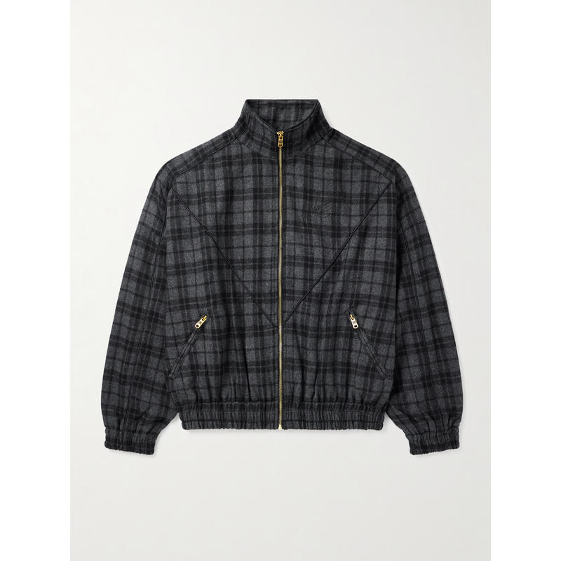 Willy Chavarria 男士 FW25 夹克 全新 绗缝羊毛短夹克