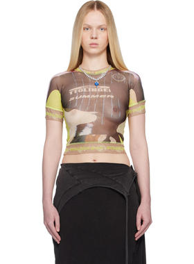 Ottolinger 女士 T恤 多色 Camo Mesh T 恤