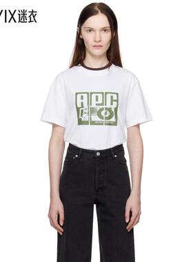 A.P.C.  女士 白色 Platine T 恤  迷衣时尚
