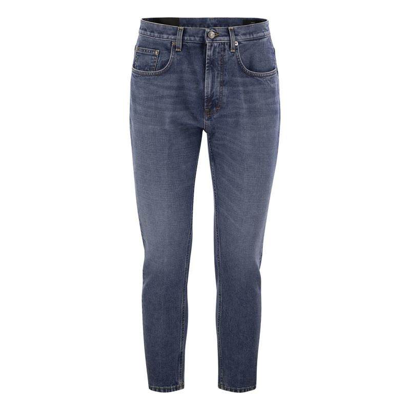 DONDUP 男士 SS25 牛仔长裤 五口袋牛仔裤