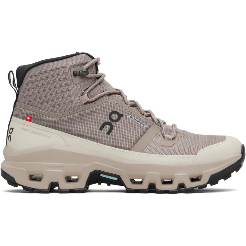On 男士 运动鞋 灰色 Cloudrock Mid Waterproof 高帮运动鞋