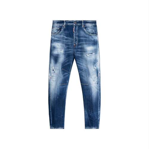 DSquared2 D二次方 男士 牛仔长裤 Dsquared2 可爱做旧牛仔裤