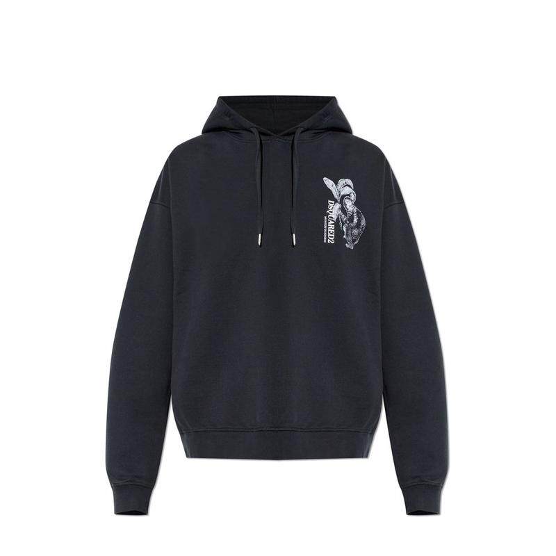 DSquared2 D二次方 男士 SS26 卫衣 Dsquared2 猴子印花连帽衫