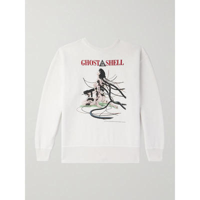 SAINT MXXXXXX 男士 FW25 卫衣 + Ghost 印花棉针织运动衫(Shell)