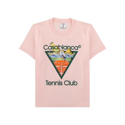Casablanca 女士 FW26 T恤 MADE 粉色(PORTUGAL.)