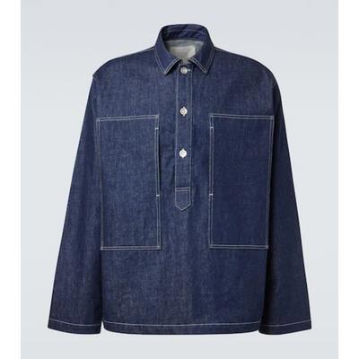 Studio Nicholson 男士 衬衫 x Aaron Levine York 牛仔布衬衫