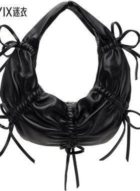 Andersson Bell 女款黑色小号 Dumpling Leather 单肩包 迷衣时尚