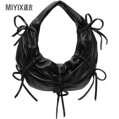 Andersson Bell 女款黑色小号 Dumpling Leather 单肩包 迷衣时尚