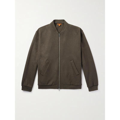 Barena Venezia 男士秋冬新品 夹克 初剪羊毛混纺针织运动夹克