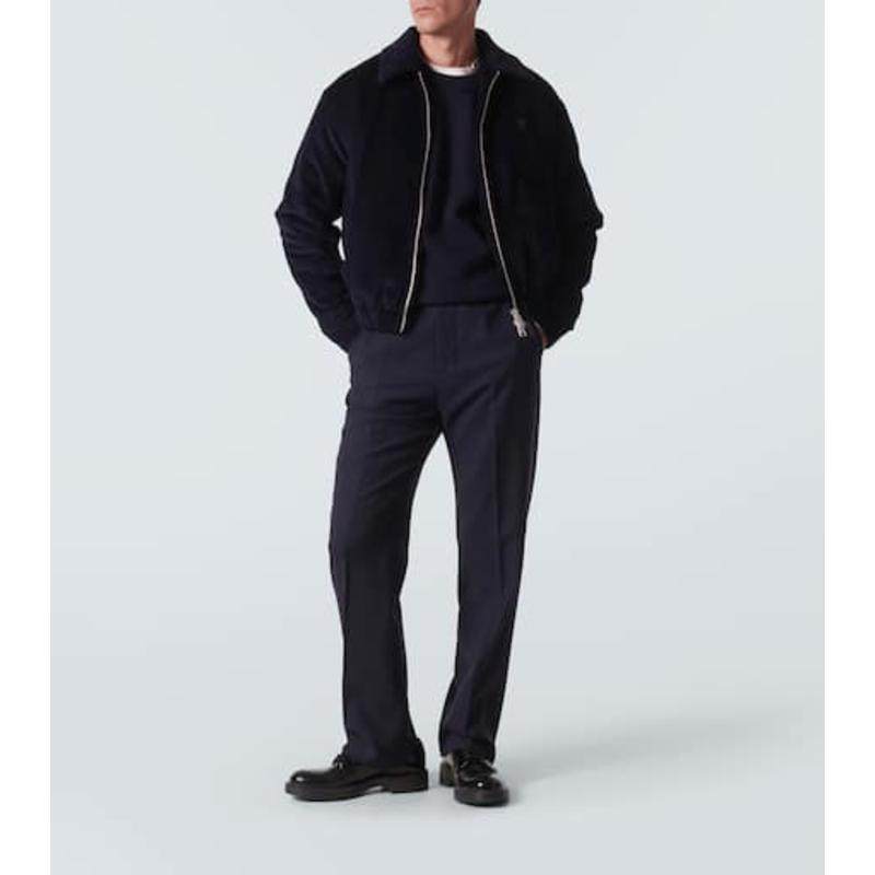 Ami Paris 男士 西装裤 褶裥初剪羊毛长裤,男装,西裤,淘宝优惠券,粉丝福利购,淘宝优惠卷