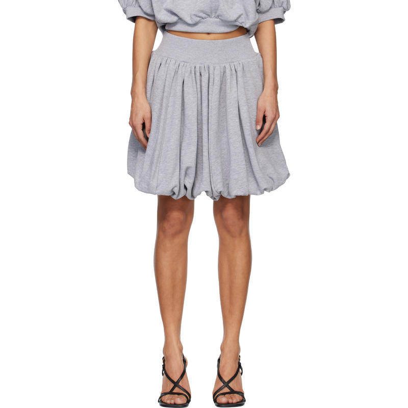 Renaissance Renaissance 女士 迷你裙 灰色 Qajar Sweat 短裙