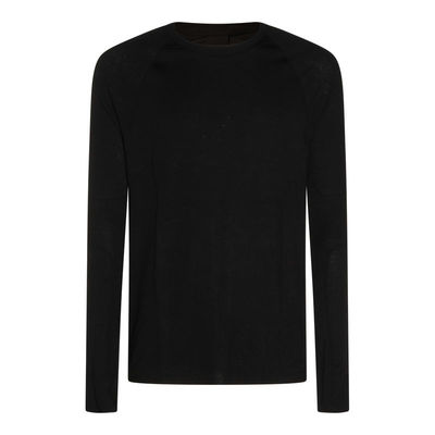 thom/krom 男士 SS26 T恤 黑色弹力