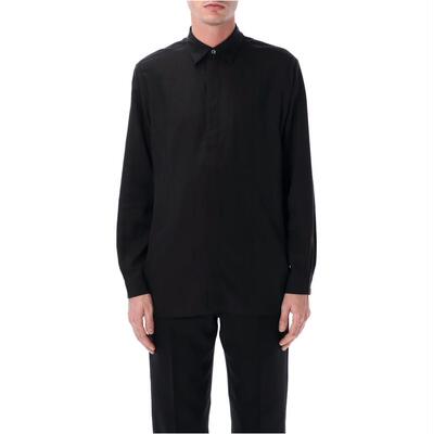 Lardini 男士 SS26 衬衫 宽松款亚麻莱赛尔纤维