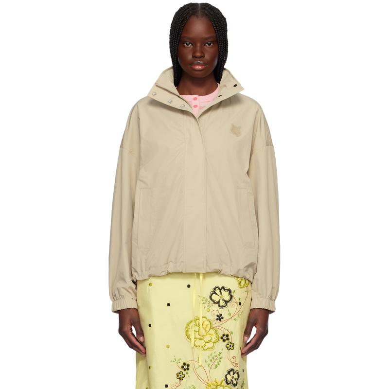 Maison Kitsuné 女士 夹克 驼色 Windbreaker 夹克
