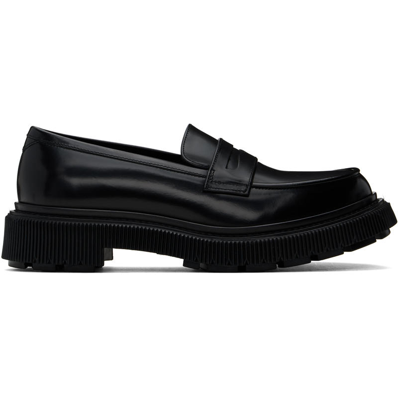 ADIEU Paris 男士 乐福鞋 黑色 Type 159 乐福鞋