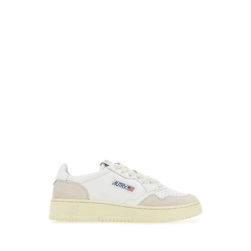 Autry 奥特里 女士 FW26 运动鞋 Two-tone Medalist 皮质绒面革