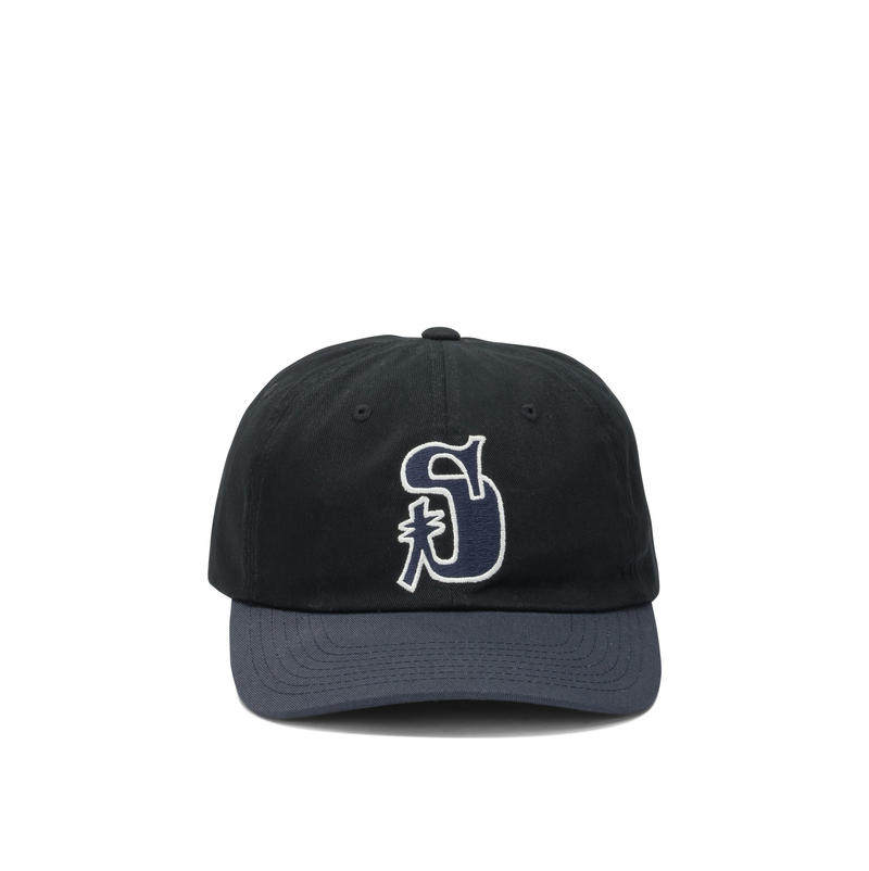 St&uuml;ssy 斯图西 男士 FW25 帽子 黑色棉