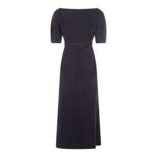 Lemaire 勒梅尔 女士 中长连衣裙 海军蓝 Off Shoulder 连衣裙