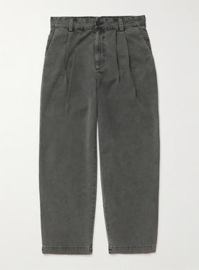 AGOLDE 阿戈尔德 男士 SS26 长裤 Slater 锥形褶裥棉质斜纹布裤子