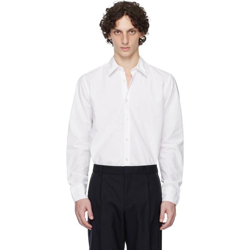 Boss 男士 衬衫 白色 Regular-Fit Cotton Poplin 衬衫