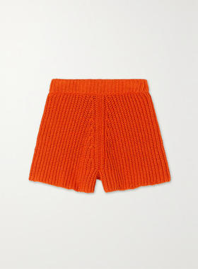 Alanui 女士 短裤 Palm Springs 罗纹纯棉短裤