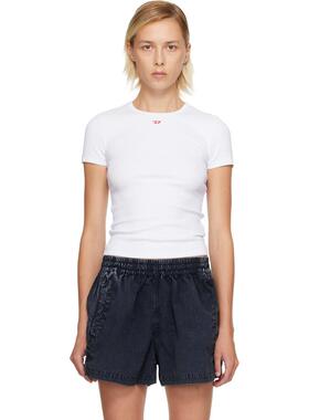 Diesel 女士 T恤 白色 T-Ele-Long-D T 恤