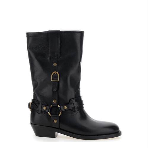 ISABEL MARANT 伊莎贝尔·玛兰 女士 SS25 短靴 HEIKO 绑带靴子