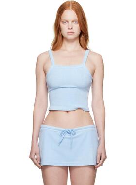 Danielle Guizio 女士 背心 蓝色 Dani Terry 吊带