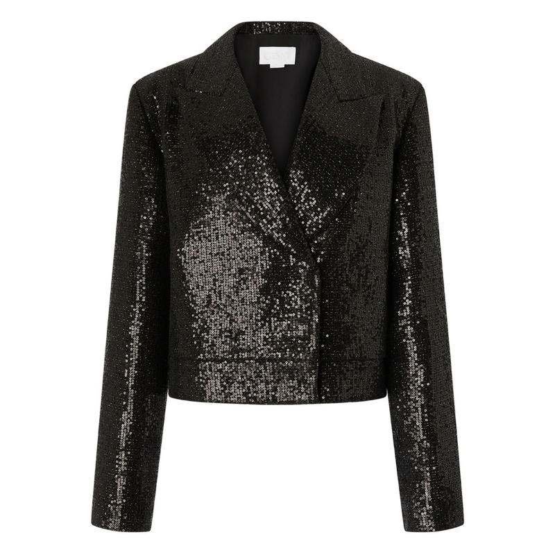 Genny 女士 FW25 夹克 黑色夹克