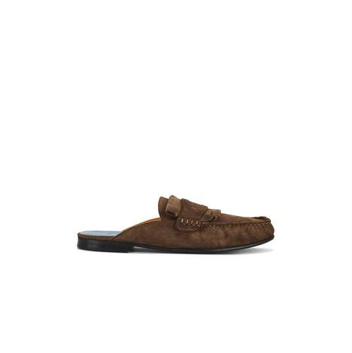 Marni 玛尼 男士 SS26 休闲皮鞋 Marni 流苏饰边鞋套