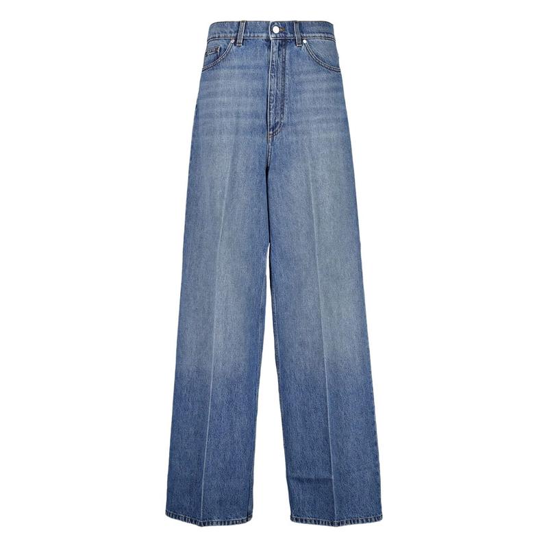 Stella Mccartney 女士 FW25 牛仔长裤 阔腿牛仔裤