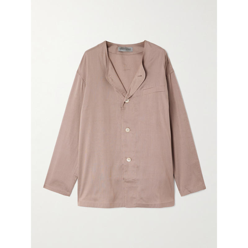 Our Legacy 女士 FW25 衬衫 + Strato 莱赛尔纤维真丝混纺衬衫