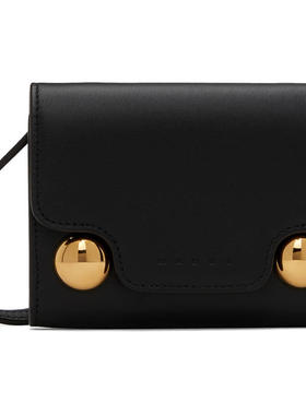 Marni 玛尼 女士 FW24 钱包 黑色 Coin Holder