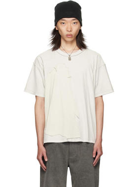 ALEXANDER DIGENOVA 男士 T恤 灰色 Scrap Inside Out T 恤