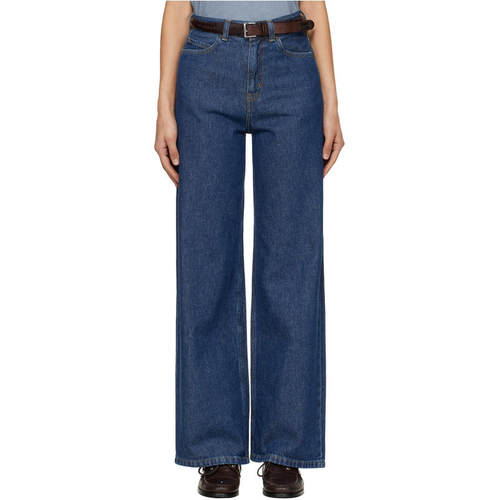 Carhartt WIP 卡哈特 女士 牛仔长裤 海军蓝 Jane 牛仔裤