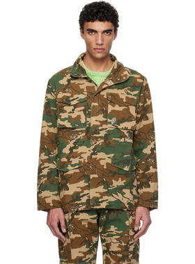 ICECREAM 男士 夹克 绿色 Running Dog Woodland Camo M65 夹克