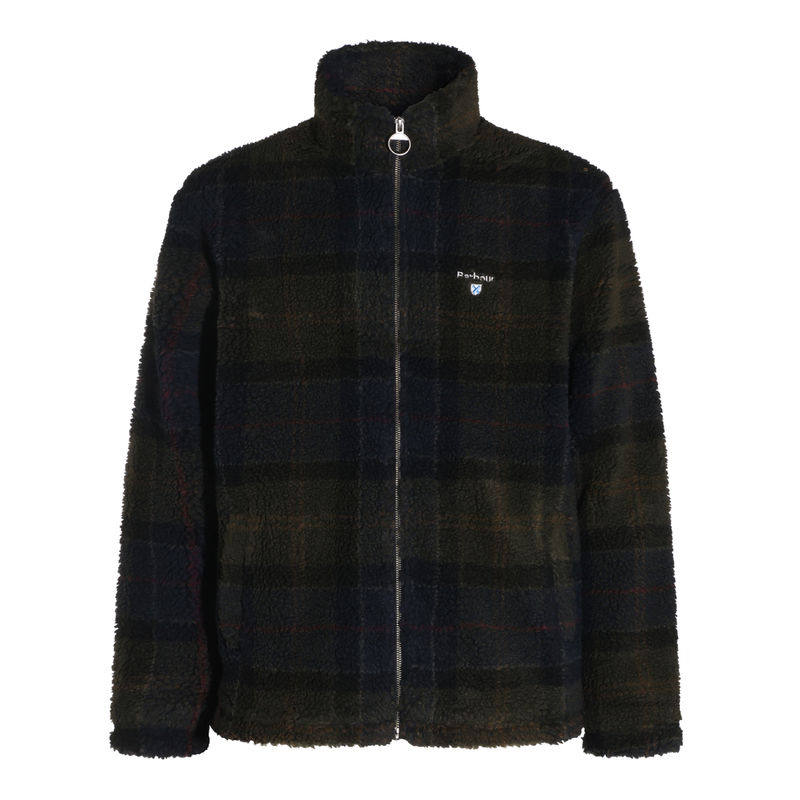 Barbour 巴伯尔 男士 FW26 夹克 多色阴影格纹抓绒