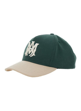 Amiri 男士 棒球帽 the Front 绿色撞色帽沿徽标绣花棉男士棒球帽