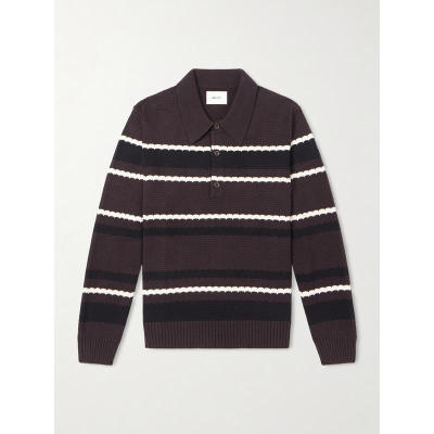 NN.07 男士 SS26 POLO衫 Alfie 60019 条纹有机棉Polo衫