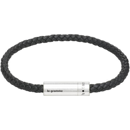 Le Gramme 男士 手链 Le 7g Leather Cable 手环