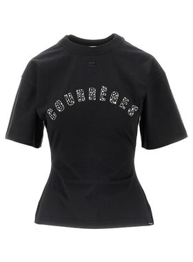 Courrèges 女士 SS25 T恤 印花 T 恤